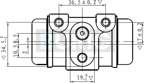 Burig B090050 - Cylindre de roue cwaw.fr