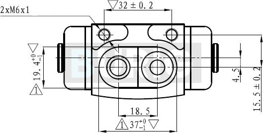 Burig B090065 - Cylindre de roue cwaw.fr