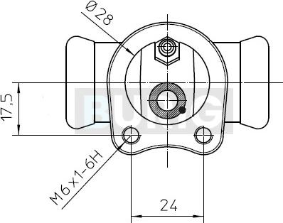 Burig B090060 - Cylindre de roue cwaw.fr