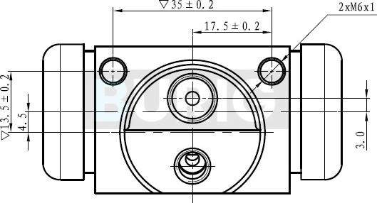 Burig B090061 - Cylindre de roue cwaw.fr