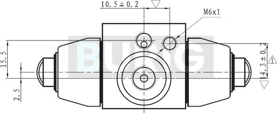 Burig B090001 - Cylindre de roue cwaw.fr