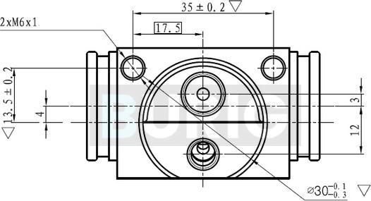 Burig B090019 - Cylindre de roue cwaw.fr