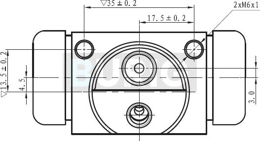 Burig B090013 - Cylindre de roue cwaw.fr