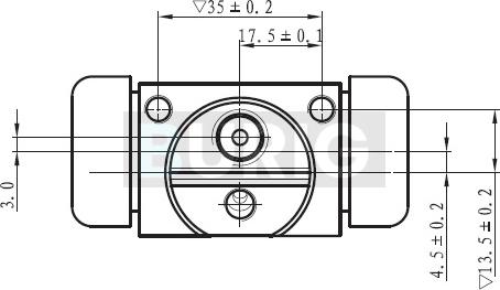 Burig B090086 - Cylindre de roue cwaw.fr