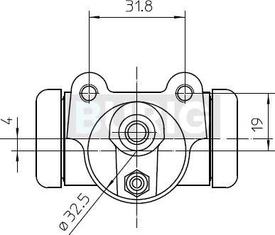 Burig B090081 - Cylindre de roue cwaw.fr