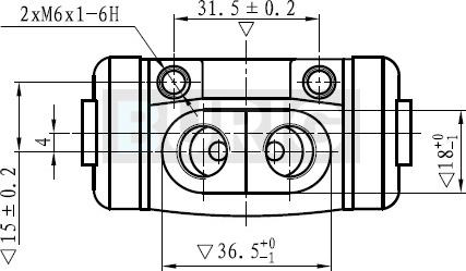 Burig B090031 - Cylindre de roue cwaw.fr