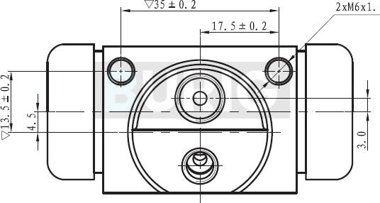 Burig B090037 - Cylindre de roue cwaw.fr