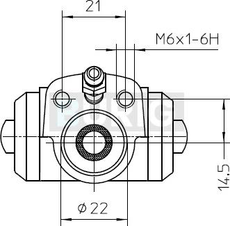 Burig B090029 - Cylindre de roue cwaw.fr