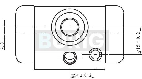 Burig B090024 - Cylindre de roue cwaw.fr