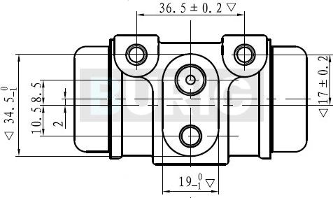 Burig B090025 - Cylindre de roue cwaw.fr