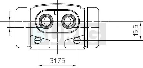 Burig B090026 - Cylindre de roue cwaw.fr