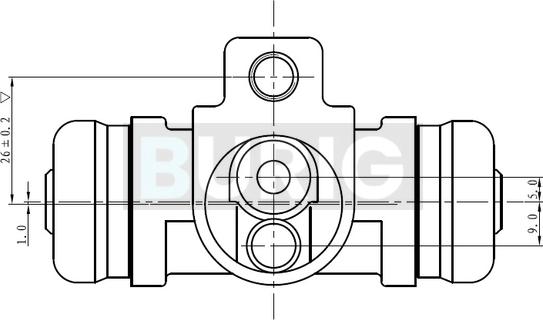 Burig B090027 - Cylindre de roue cwaw.fr