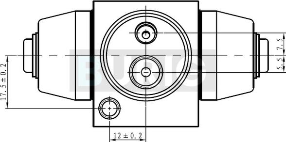 Burig B090075 - Cylindre de roue cwaw.fr