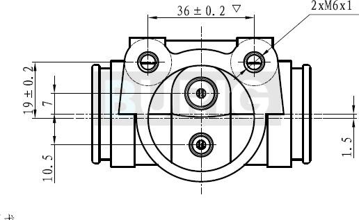 Burig B090070 - Cylindre de roue cwaw.fr