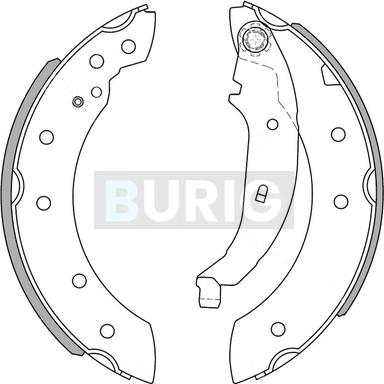 Burig B050019 - Jeu de mâchoires de frein cwaw.fr