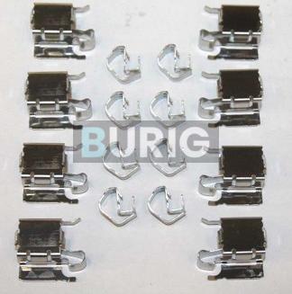 Burig B06C0047 - Kit d'accessoires, plaquette de frein à disque cwaw.fr