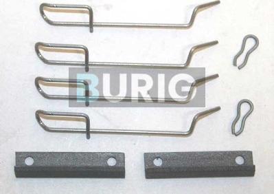 Burig B06C0052 - Kit d'accessoires, plaquette de frein à disque cwaw.fr