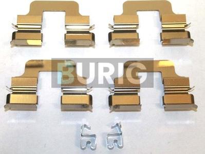 Burig B06C0010 - Kit d'accessoires, plaquette de frein à disque cwaw.fr