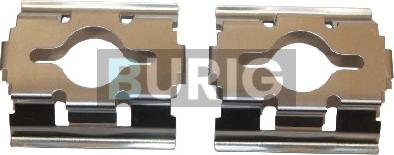 Burig B06C0089 - Kit d'accessoires, plaquette de frein à disque cwaw.fr