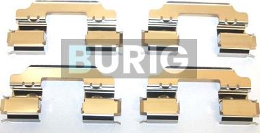 Burig B06C0025 - Kit d'accessoires, plaquette de frein à disque cwaw.fr