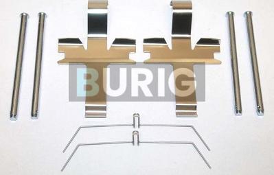 Burig B06C0028 - Kit d'accessoires, plaquette de frein à disque cwaw.fr