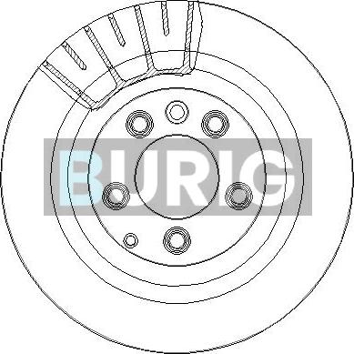 Burig B010949 - Disque de frein cwaw.fr