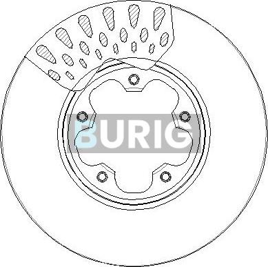 Burig B010967 - Disque de frein cwaw.fr