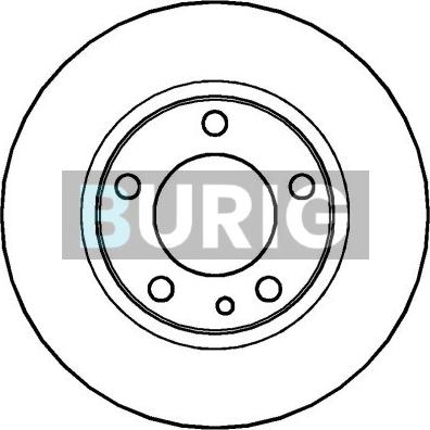 Burig B010917 - Disque de frein cwaw.fr