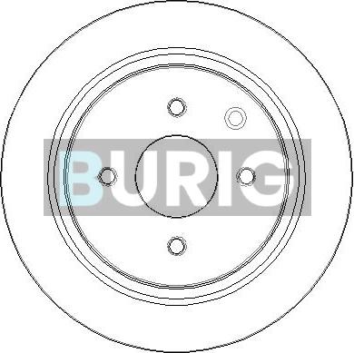 Burig B010925 - Disque de frein cwaw.fr