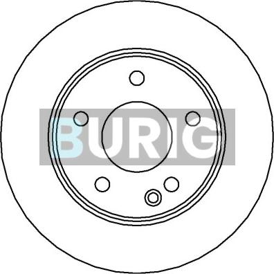 Burig B010445 - Disque de frein cwaw.fr