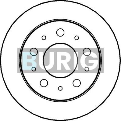 Burig B010465 - Disque de frein cwaw.fr