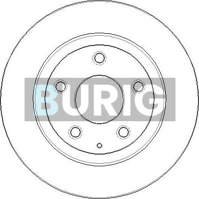 Burig B010416 - Disque de frein cwaw.fr