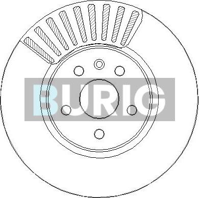 Burig B010417 - Disque de frein cwaw.fr