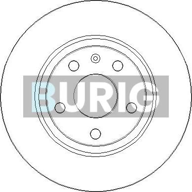 Burig B010430 - Disque de frein cwaw.fr