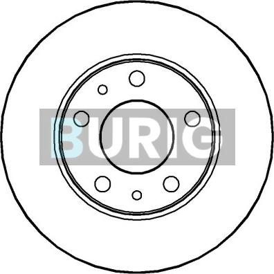 Burig B010598 - Disque de frein cwaw.fr