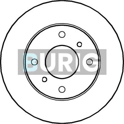 Burig B010569 - Disque de frein cwaw.fr