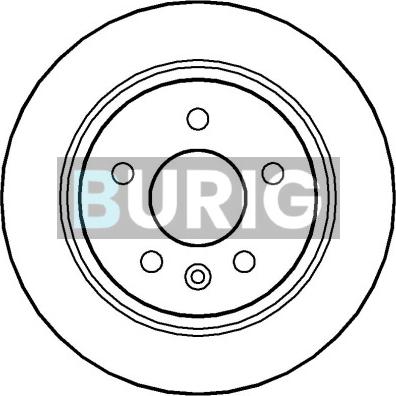 Burig B010515 - Disque de frein cwaw.fr