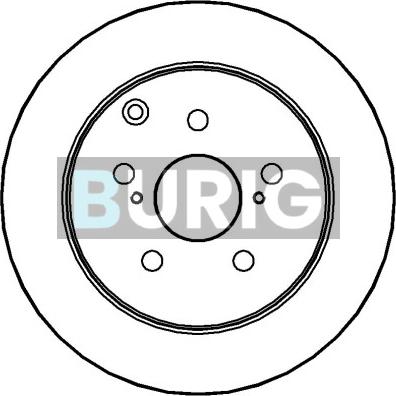 Burig B010585 - Disque de frein cwaw.fr