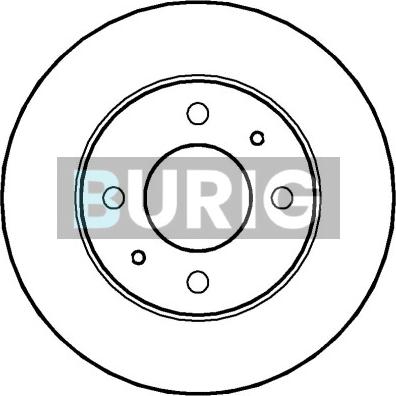 Burig B010538 - Disque de frein cwaw.fr