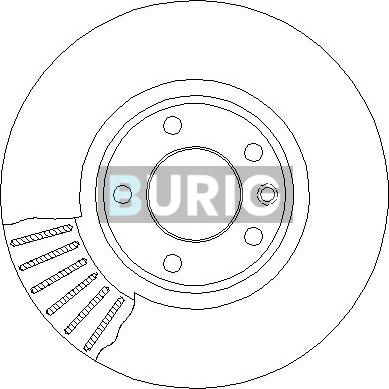 Burig B010532 - Disque de frein cwaw.fr