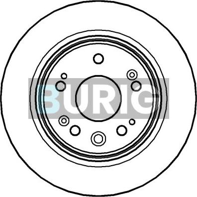 Burig B010652 - Disque de frein cwaw.fr