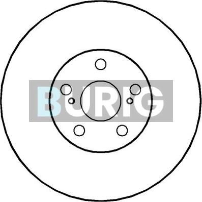 Burig B010669 - Disque de frein cwaw.fr