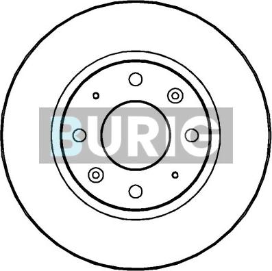 Burig B010663 - Disque de frein cwaw.fr