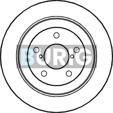 Burig B010604 - Disque de frein cwaw.fr