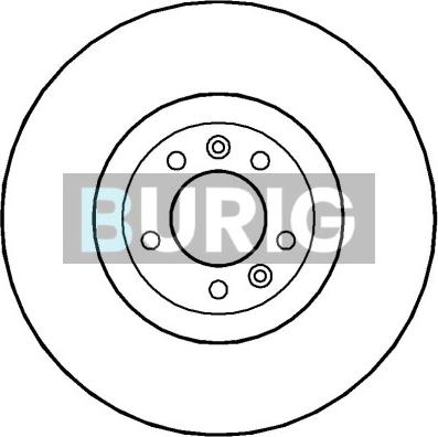 Burig B010633 - Disque de frein cwaw.fr