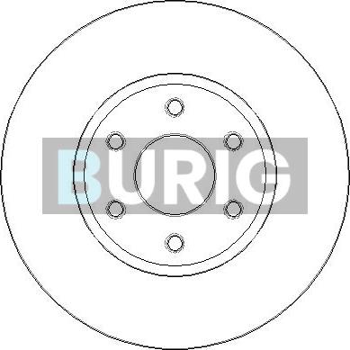 Burig B010676 - Disque de frein cwaw.fr