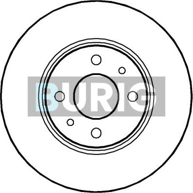 Burig B010044 - Disque de frein cwaw.fr