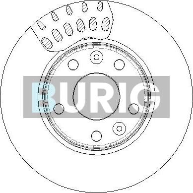 Burig B010059 - Disque de frein cwaw.fr