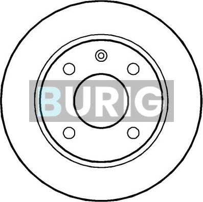 Burig B010050 - Disque de frein cwaw.fr