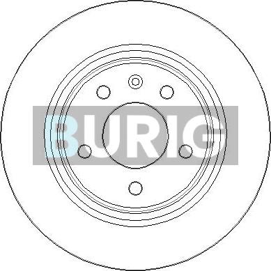 Burig B010060 - Disque de frein cwaw.fr